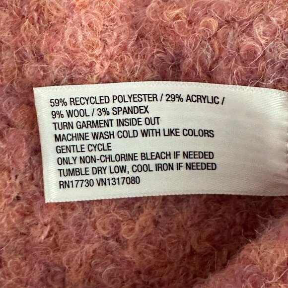 Wild Fable Pink Textured Mini Skirt With Gold Safety Pin Detail Size M - Picture 4 of 7